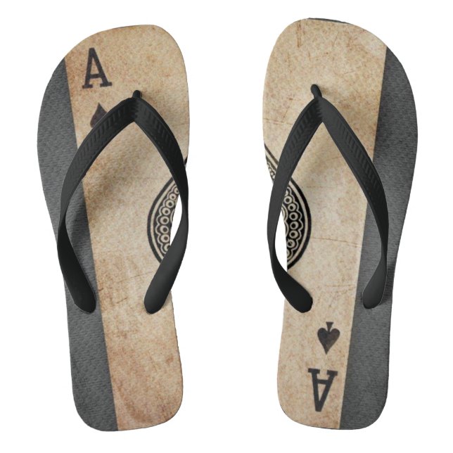 Chanclas As de espadas lanzar almohada (Plantilla)