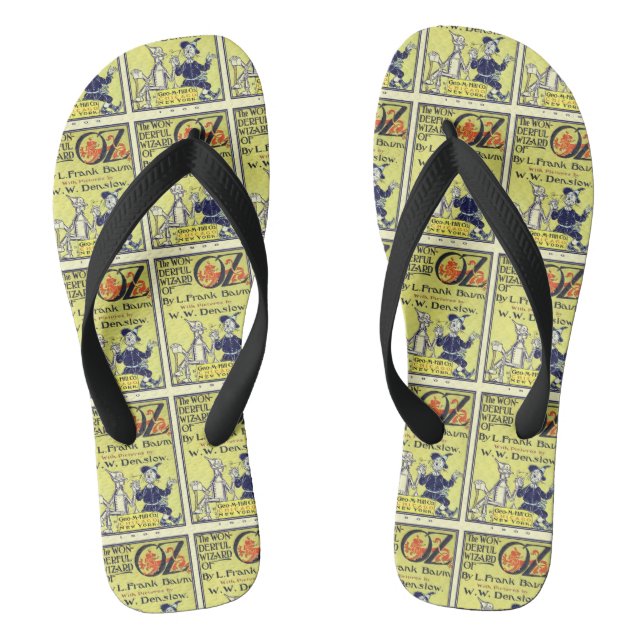 Chanclas Asistente de cosecha de Oz Book Cover Art, página  (Plantilla)