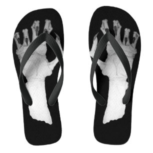 Chanclas Asustado arte de mano monstruoso