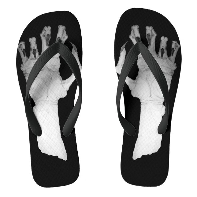 Chanclas Asustado arte de mano monstruoso (Plantilla)