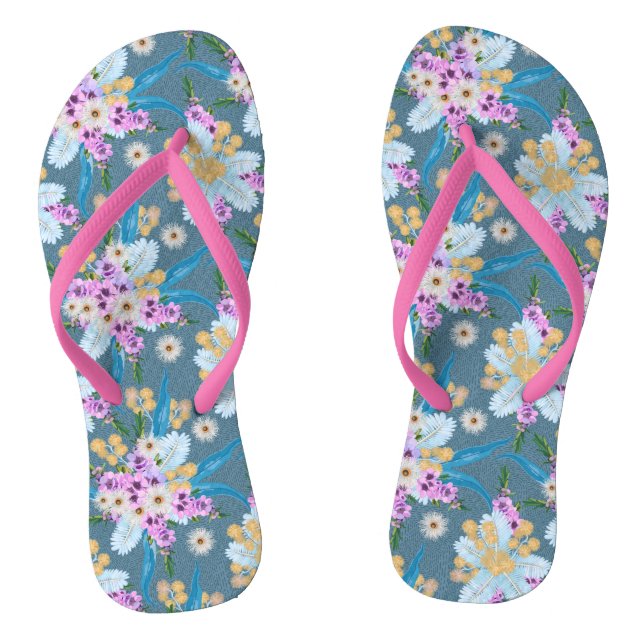 Chanclas Aussie Wildflower Summer Nece Tie (Plantilla)