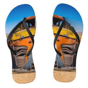 Chanclas Auto viejo y abandonado en Solitaire, Namibia