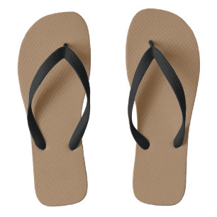Chanclas Autoridad marrón claro simple®
