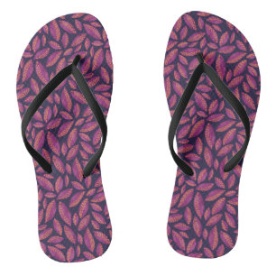 Chanclas Autumn Leaves Purple