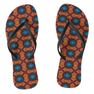 Chanclas Azul cobre