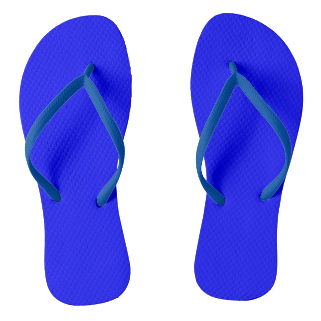 Chanclas Azul (color sólido) (Plantilla)