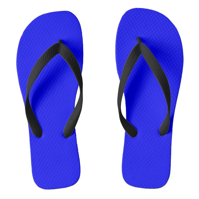 Chanclas Azul (color sólido) (Plantilla)