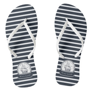 Chanclas Azul Nautico Personalizado