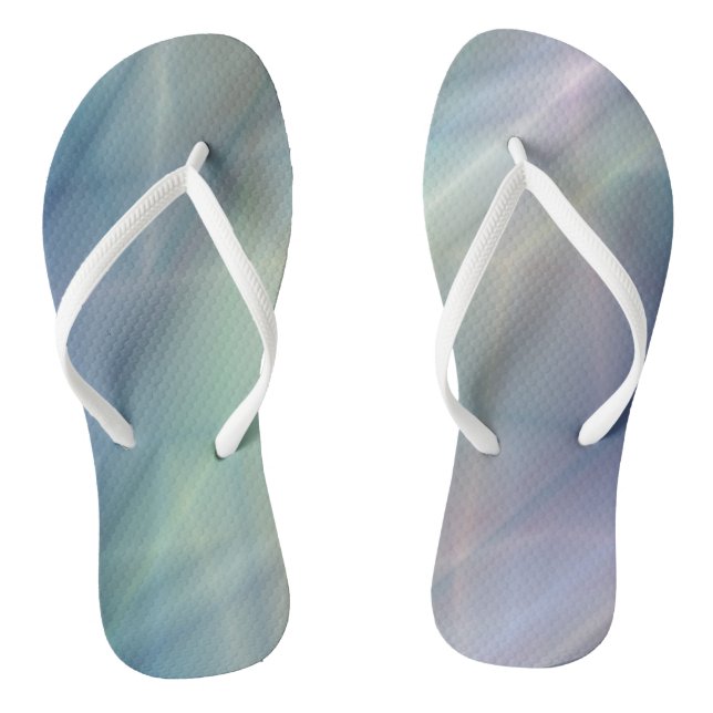 Chanclas azul verde púrpura abstracto (Plantilla)