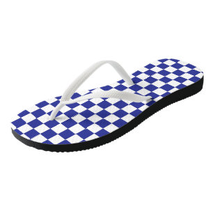 Chanclas Azul y blanco bajo control