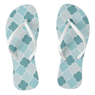 Chanclas Azules Marroquíes, Latticework, quatrefoil