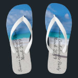 Chanclas Bachelorette Party Tropical Beach Cruise<br><div class="desc">Este diseño fue creado a través del arte digital. Se puede personalizar haciendo clic en el botón personalizar y cambiando el color, agregando un nombre, iniciales o tus palabras favoritas. Contáctame en colorflowcreations@gmail.com si quieres tener este diseño en otro producto. Compra mi pintura de acrílico abstracta original a la venta...</div>