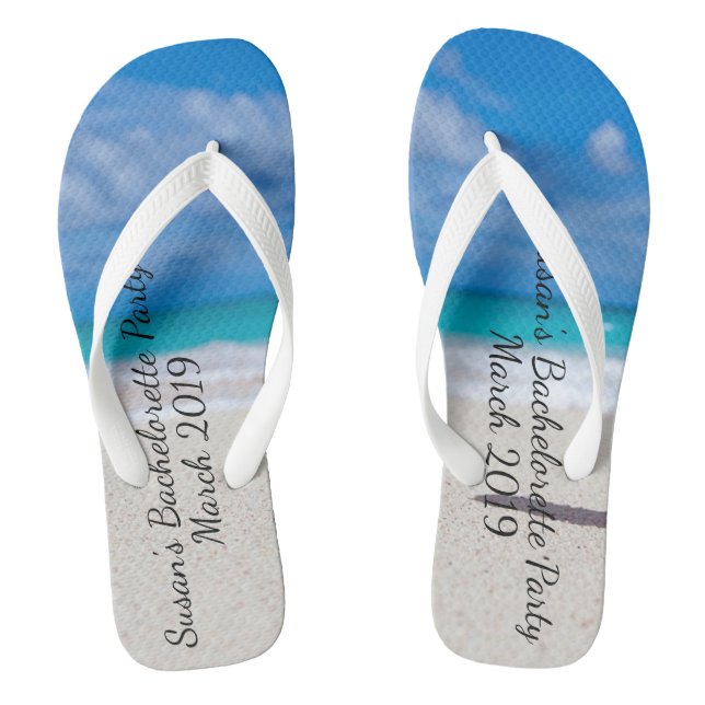 Chanclas Bachelorette Party Tropical Beach Cruise (Plantilla)