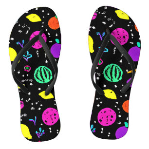 Chanclas Baile de Frutas Neón Energéticas