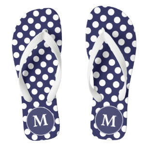 Chanclas Balanceos cones monograma del lunar de los azules