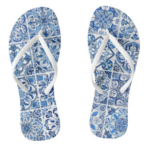 Chanclas Baldosas mediterráneas, portuguesas, azulejo, mall