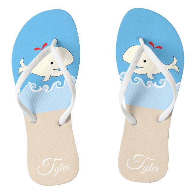 Chanclas "Ballenas, ballenas, ballenas!" (Plantilla)