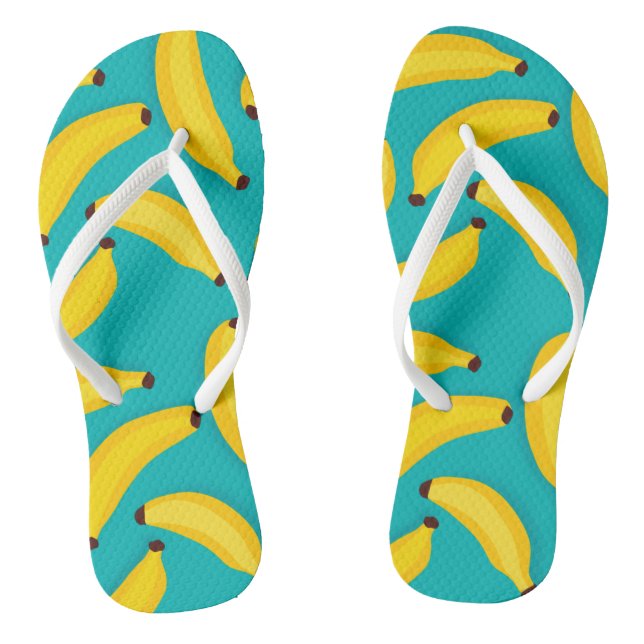 Chanclas Banana tropical brillante (Plantilla)