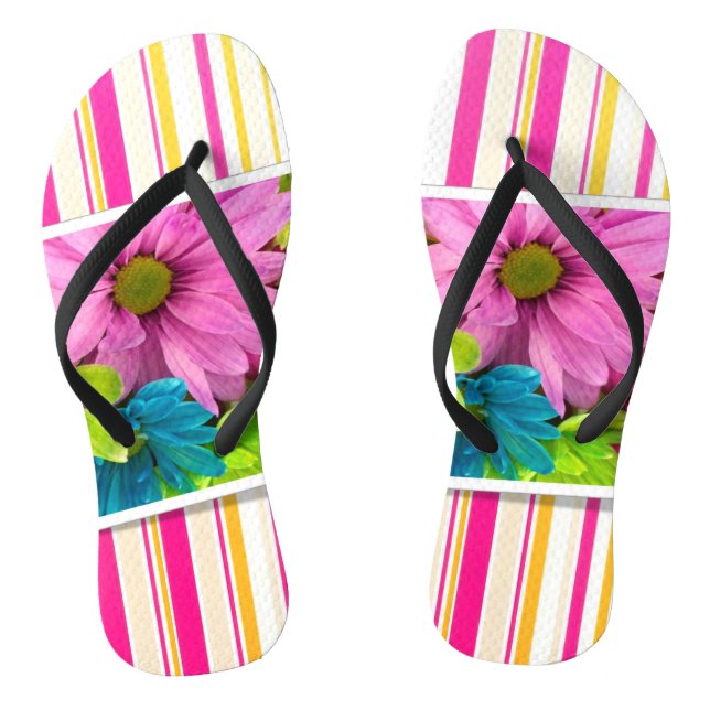 Chanclas Banda floral Flip Flops (Plantilla)