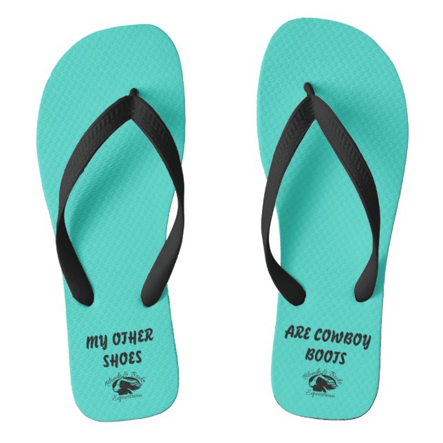 Chanclas Banda y rollo - Flip Flops - Logotipo negro (Plantilla)