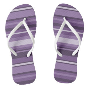 Chanclas Bandas de lavanda