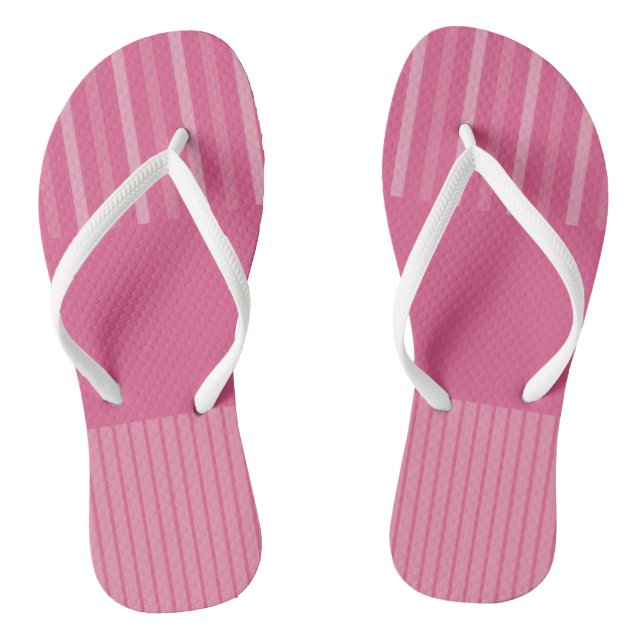 Chanclas Bandas pop de color - rosa (Plantilla)