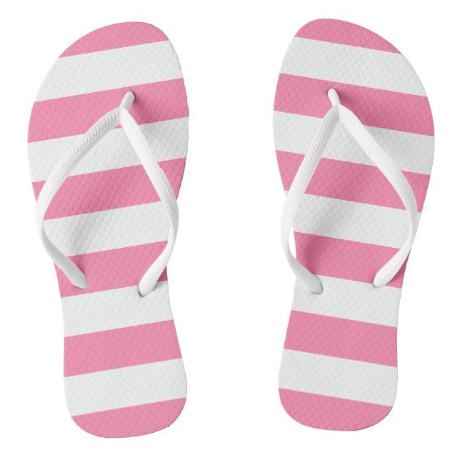 Chanclas Bandas rosadas Flip Flops (Plantilla)