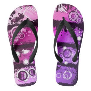 Chanclas Bandera 3 de la música del estilo del Grunge