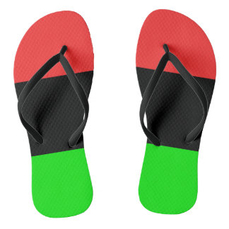 Chanclas Bandera afroamericana