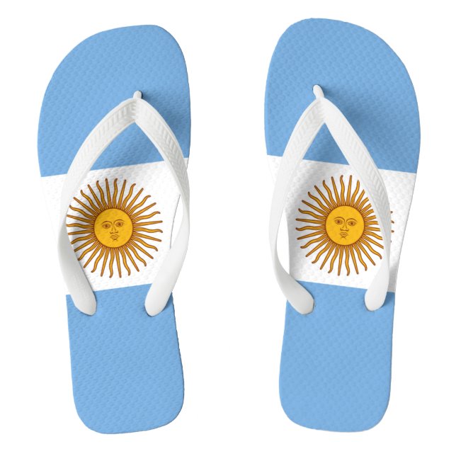 Chanclas Bandera argentina Bandera De Argentina (Plantilla)