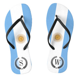 Chanclas Bandera argentina tradicional