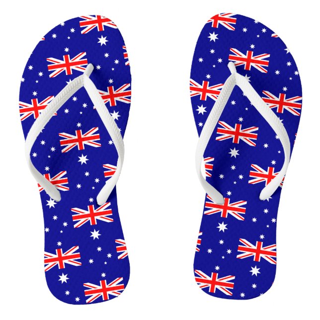 Chanclas Bandera australiana patriótica (Plantilla)