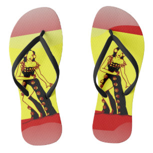 Chanclas Bandera brillante española