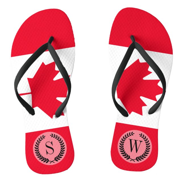 Chanclas Bandera clásica de Canadá (Plantilla)