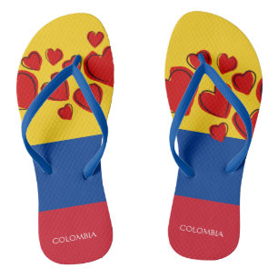Chanclas Bandera colombiana