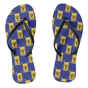 Chanclas Bandera de Barbados