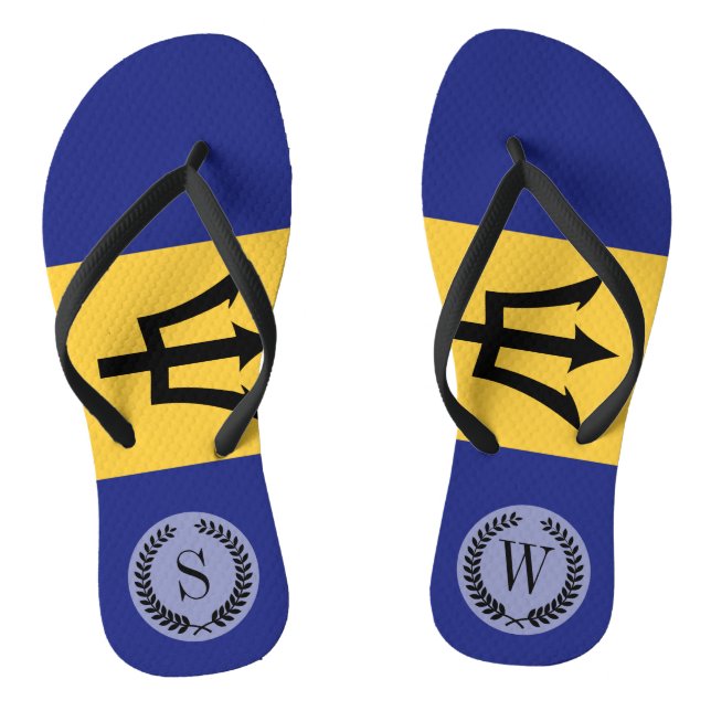 Chanclas Bandera de Barbados (Plantilla)