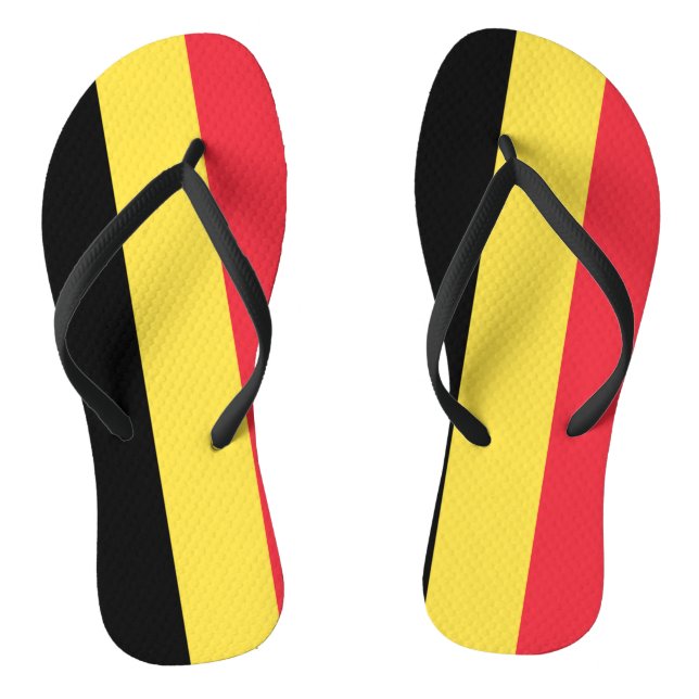 Chanclas Bandera de Bélgica (Plantilla)