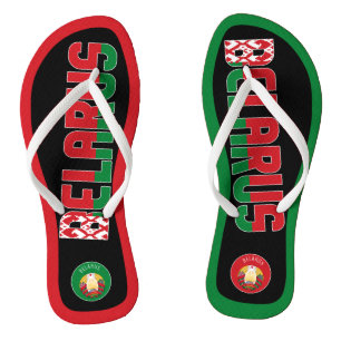Chanclas Bandera de Bielorrusia Patriótica Sobresaliente