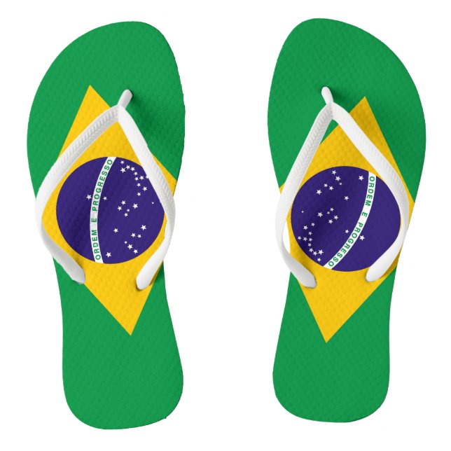 Chanclas Bandera de Brasil Bandeira do Brasil (Plantilla)