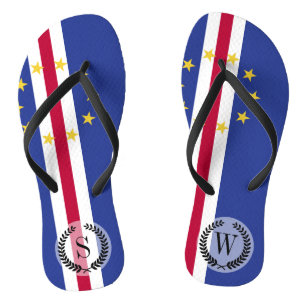 Chanclas Bandera de Cabo Verde