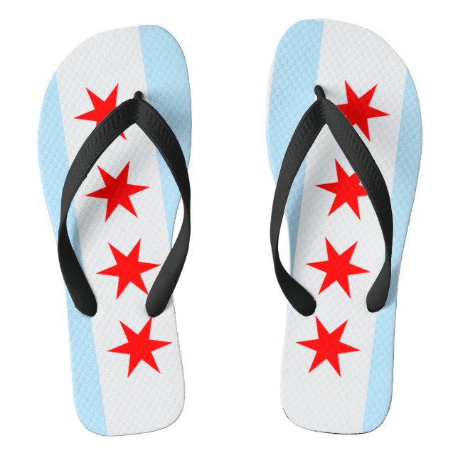 Chanclas Bandera de Chicago (Plantilla)