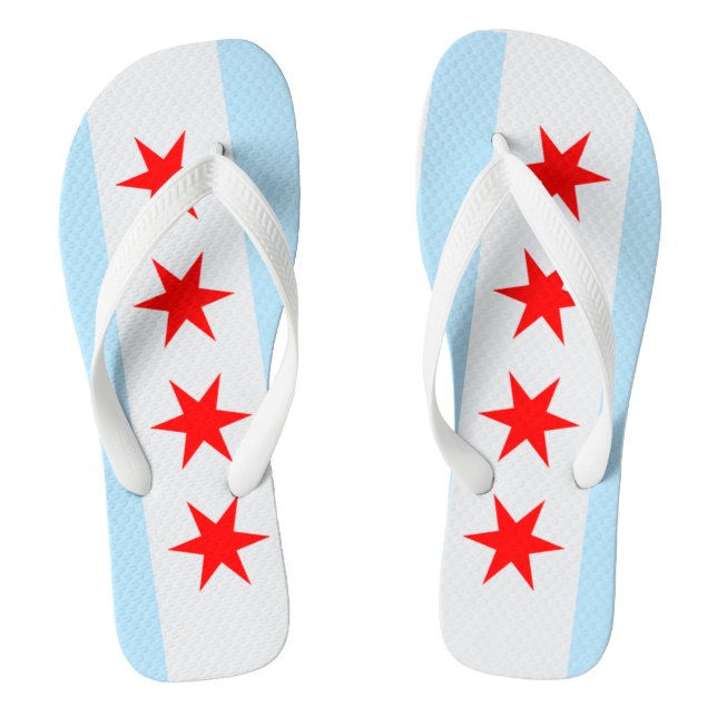 Chanclas Bandera de Chicago (Plantilla)