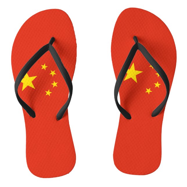 Chanclas Bandera de China (Plantilla)