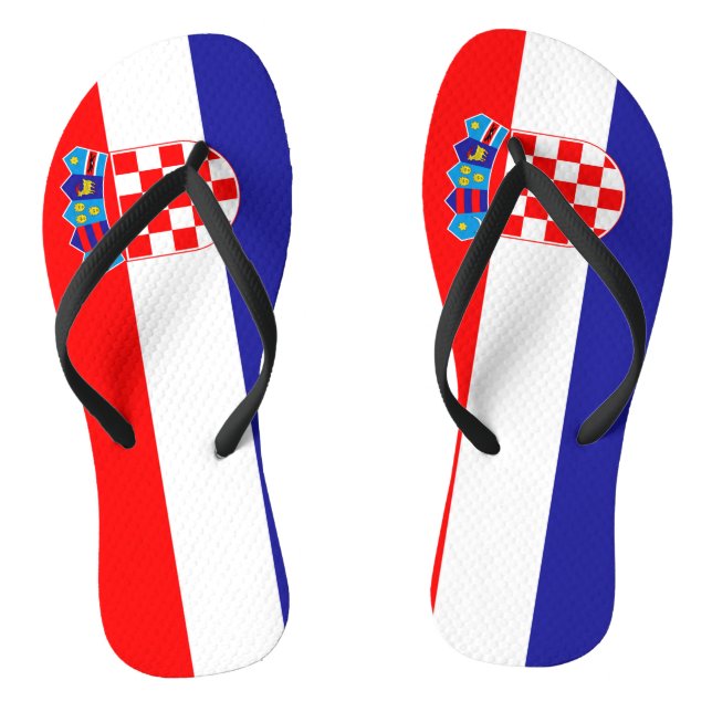 Chanclas Bandera de Croacia (Plantilla)