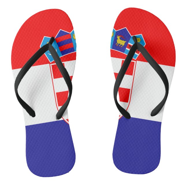 Chanclas Bandera de Croacia (Plantilla)