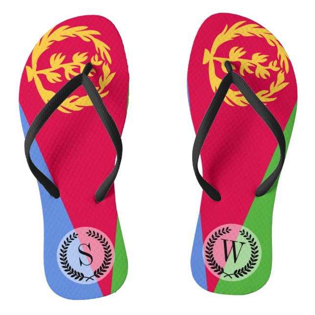 Chanclas Bandera de Eritrea (Plantilla)