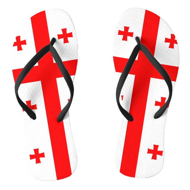 Chanclas Bandera de Georgia (Plantilla)