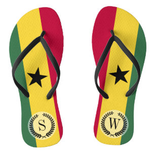 Chanclas Bandera de Ghana