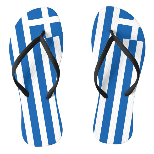 Chanclas Bandera de Grecia (Plantilla)